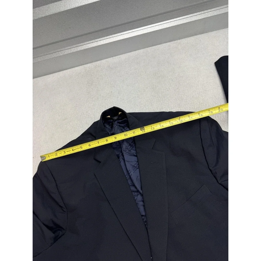 Brooks Brothers Blazer Mens 50 Long Navy Wool 1818 Madison Loro Piana Coat*FLAW*